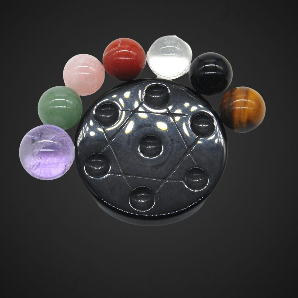 7 chakra Stone Set (Spheres)