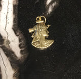 Egyptian Cleopatra Gold Plated Pendant
