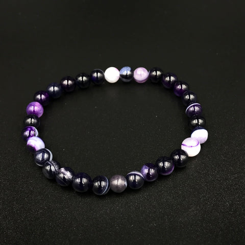 Purple Agate Bracelet