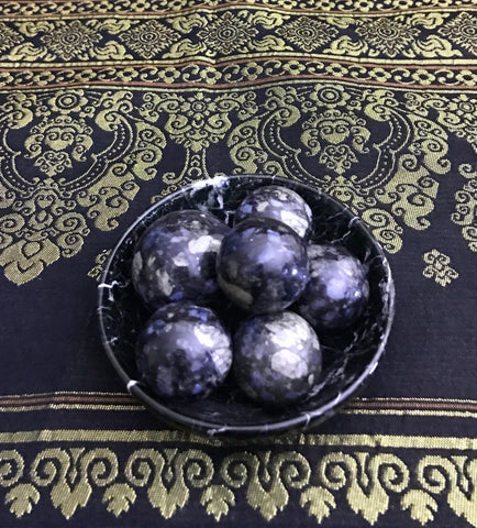 Iolite sphere, pick your size