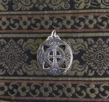 Celtic Knot Cross Sterling Silver Pendant