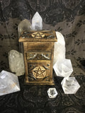 Pentacle Wooden Box