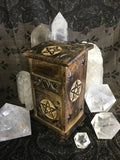 Pentacle Wooden Box