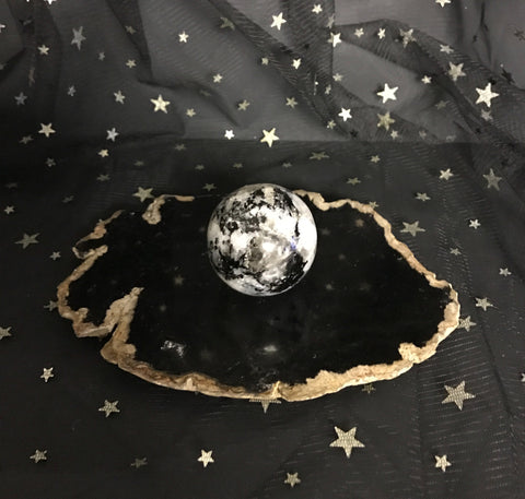 Moonstone Sphere, 49mm Diameter