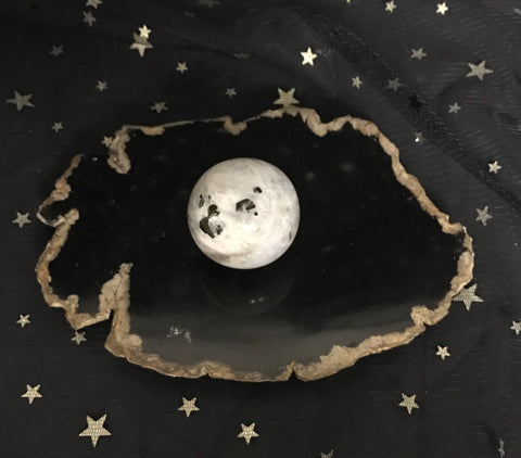Moonstone Sphere, 43mm Diameter