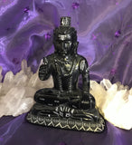 Statue, Carved Soapstone Lord Shiva (8.5")