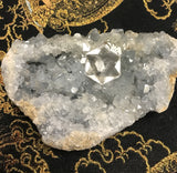 Quartz Crystal Flower of Life Pendant