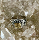 Citrine Ring Sterling Silver