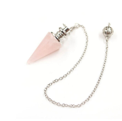 Pendulum Rose Quartz Crystal