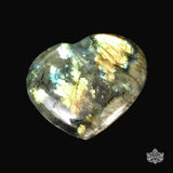 Labradorite Heart Specimen 3.75”