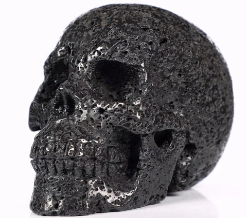 Black Lava Skull 4.8”